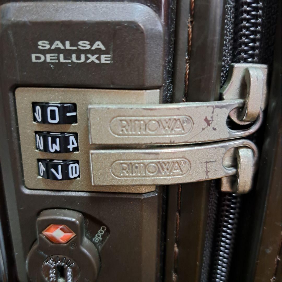 RIMOWA サルサデラックス四輪 TSAロック 機内持ち込み　ブラウンカラー