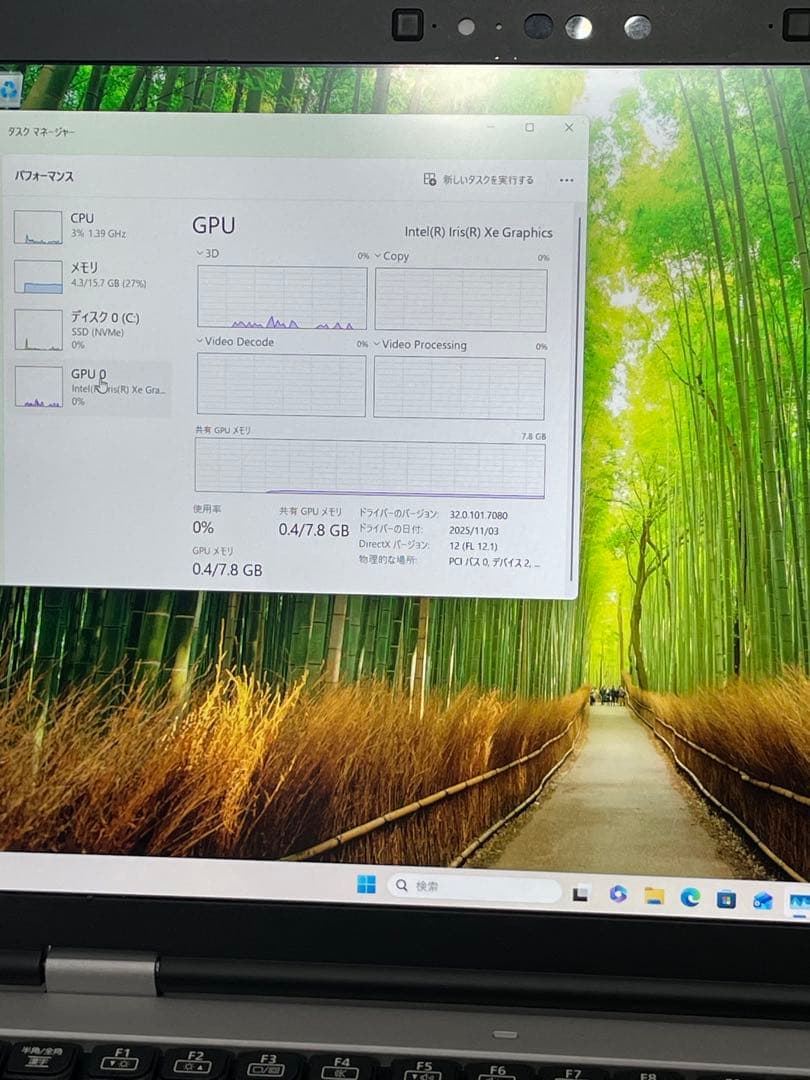 Panasonic Let's note CF-SR 12世代i5 16GB