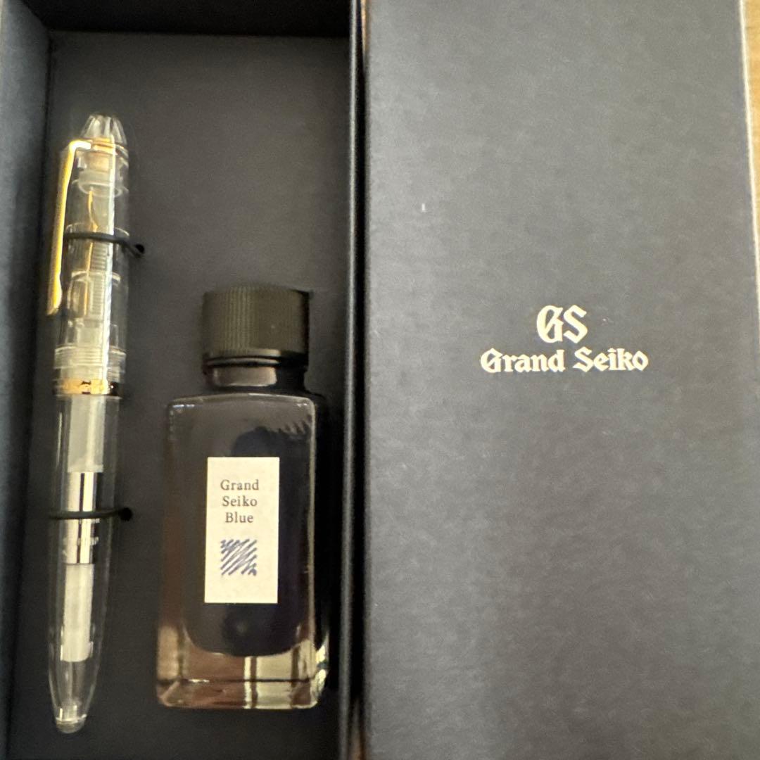 Grand Seiko 万年筆とブルーインクセット