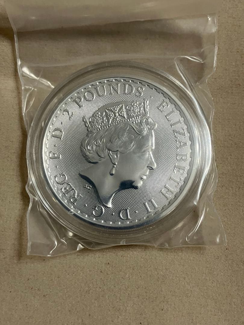 2021年 イギリス ブリタニア銀貨 1オンス 純銀 .999 1oz 投資