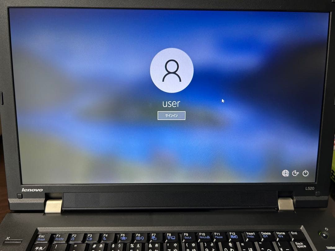 Lenovo L520 i5 メモリ8GB SSD250GB Win10 初期済