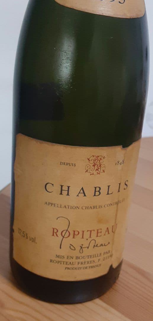【30年もの】ROPITEAU chablis 1993