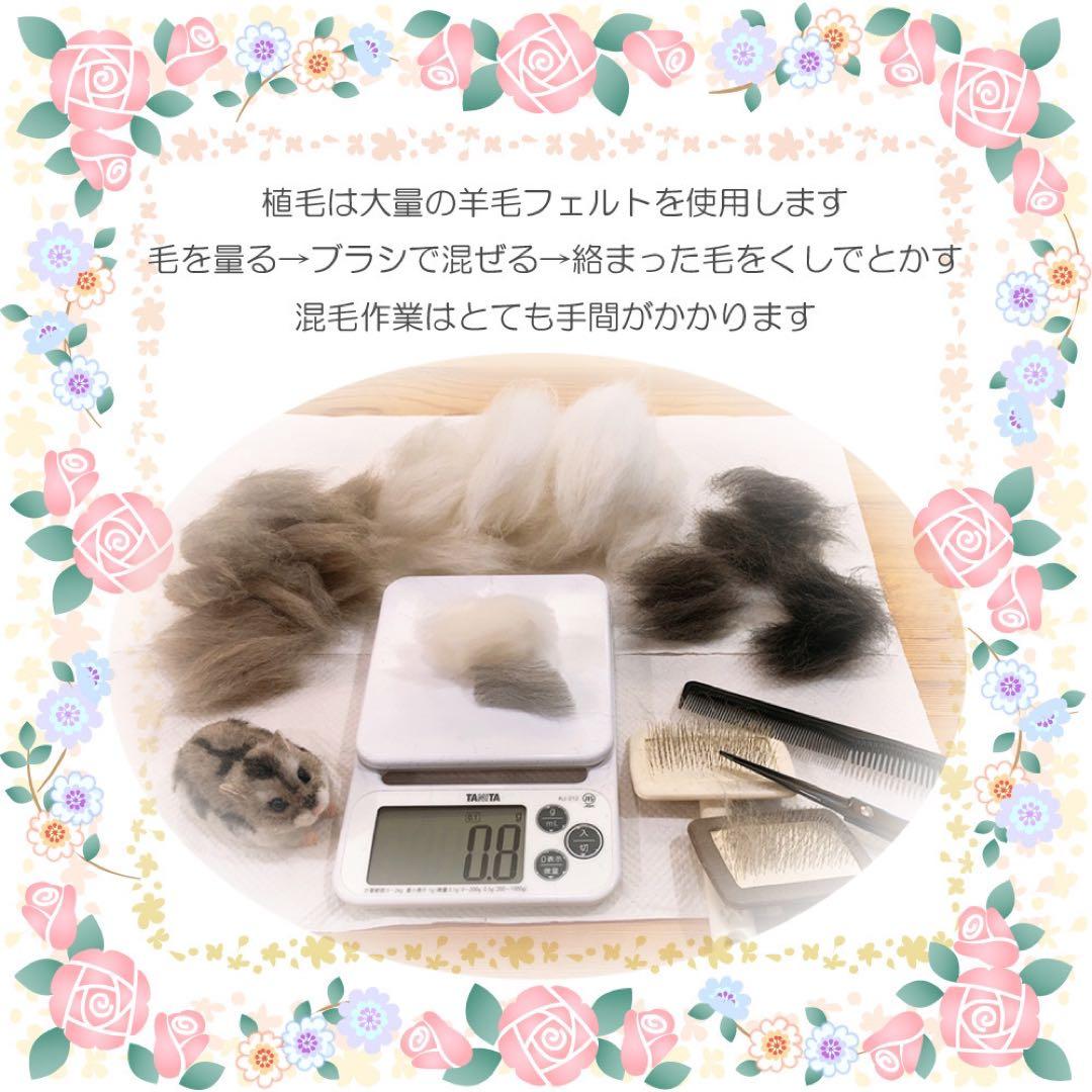 【現在受付休止中】羊毛フェルト　ハムスター　オーダー受付専用ページ