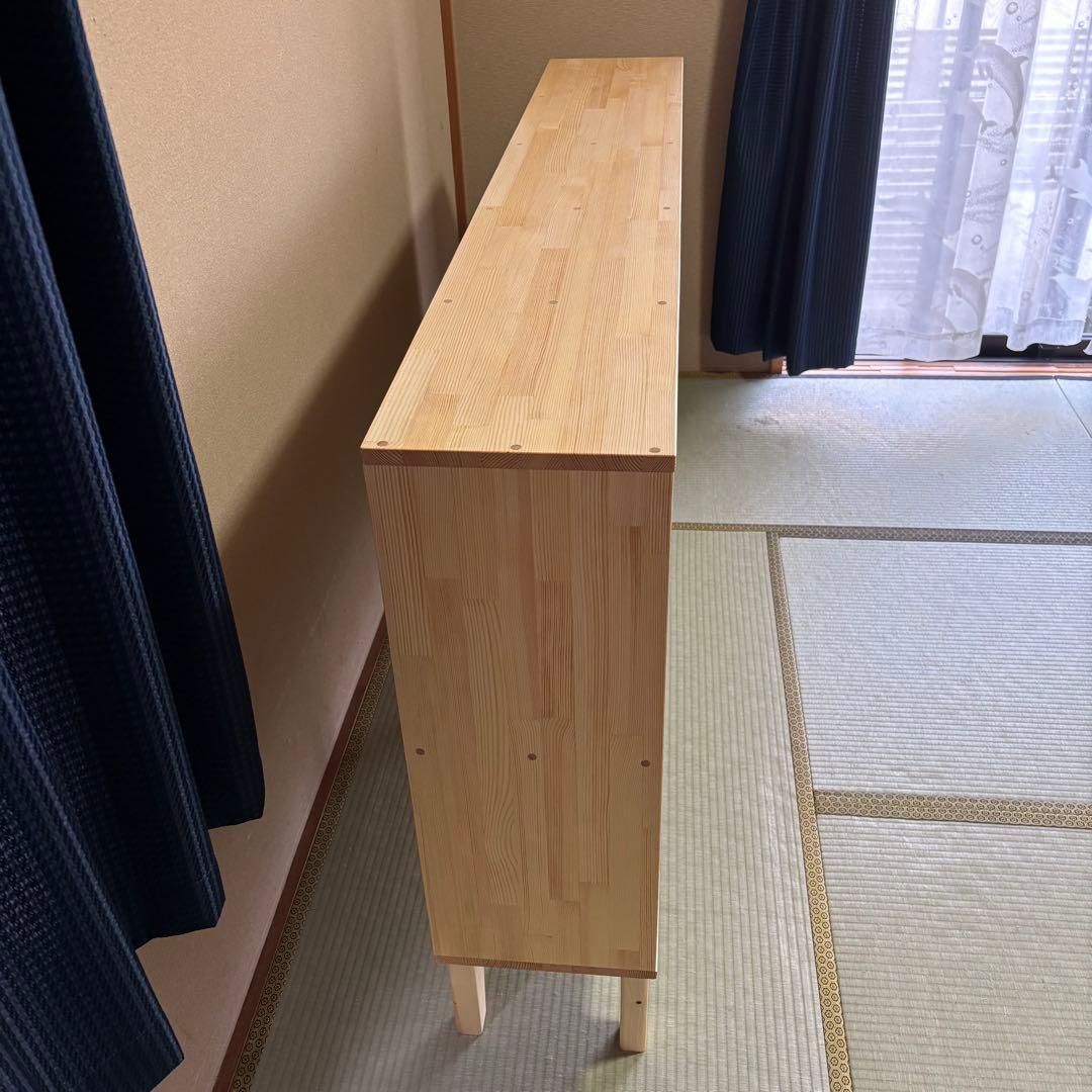 ハンドメイド　脚付き格子本棚・ラック　オーダー受け付けます。