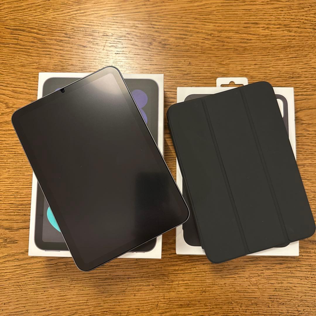 iPad mini(第６世代)スペースグレー + Smart Folioブラック