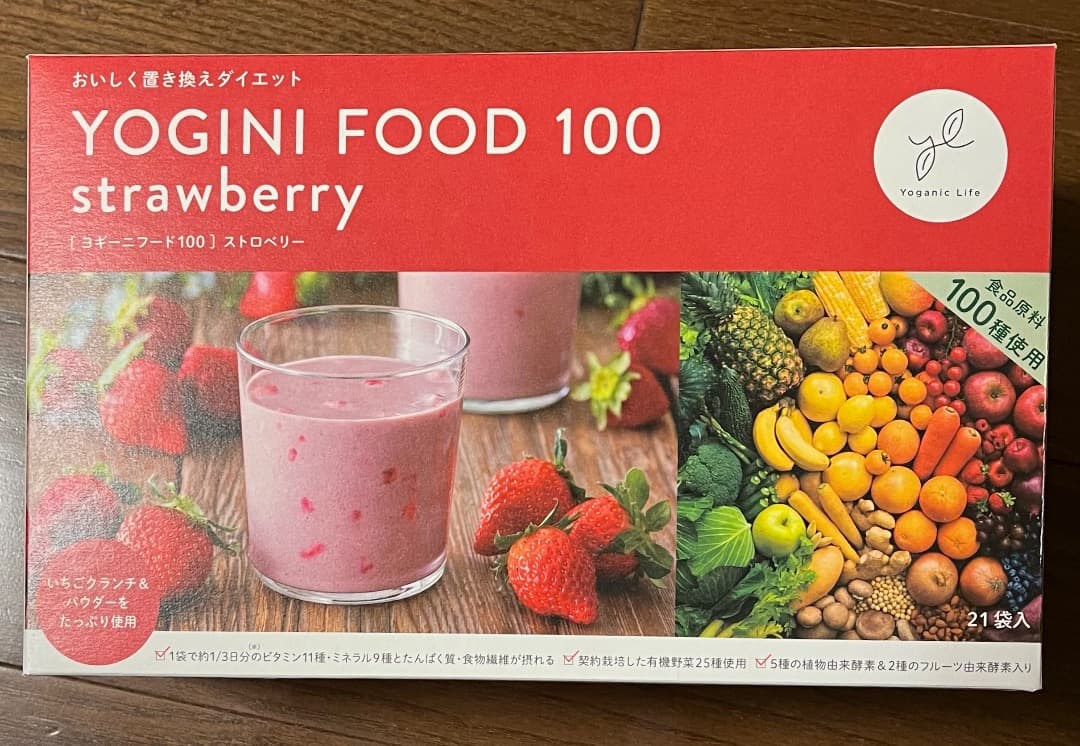 YOGINI FOOD 100 ストロベリー 21袋入り