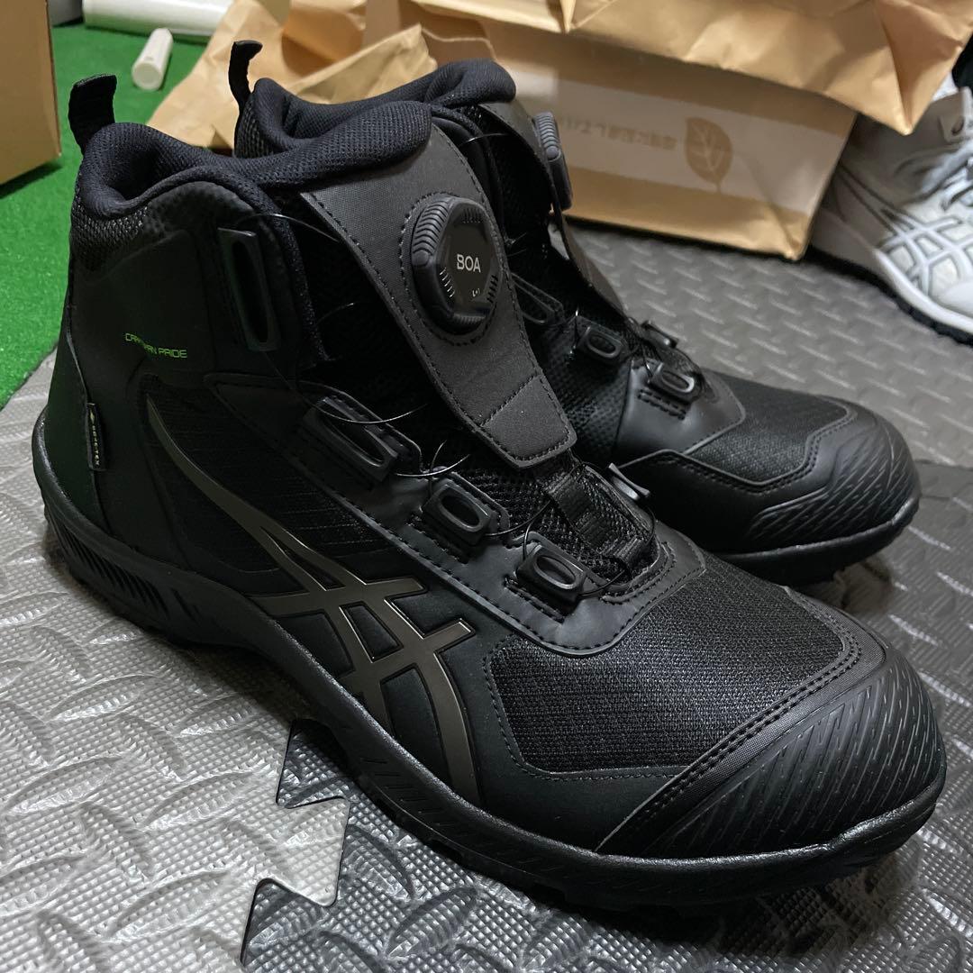 ASICS BOA ゴアテックス防水安全靴 ブラック