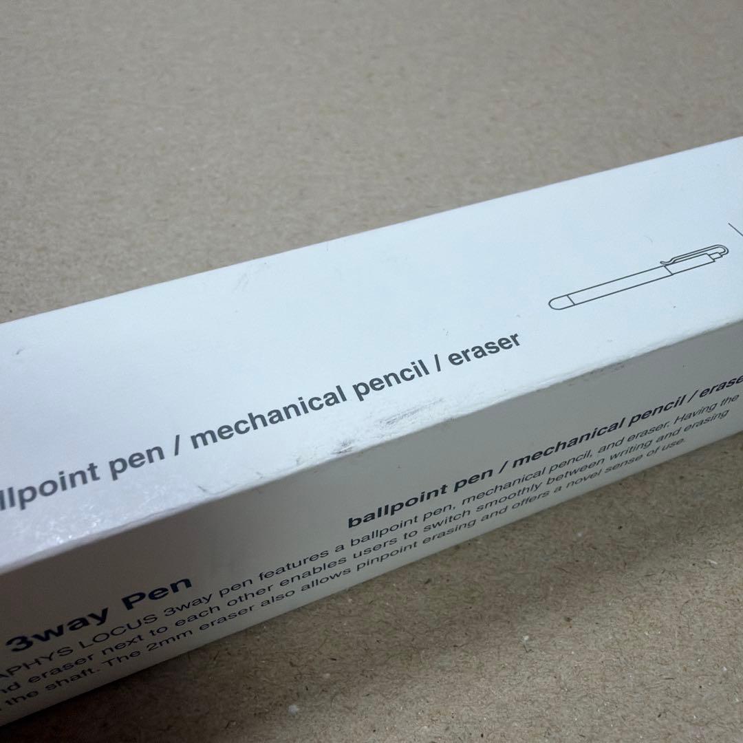 廃盤 メタフィス ローカス 43010 3way pen シルバー 箱付き