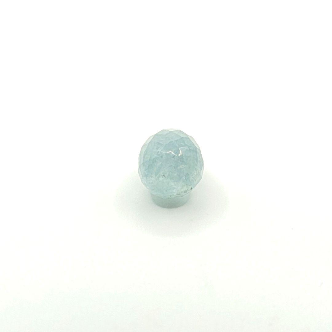 アクアマリン Pt900金具付きチャーム