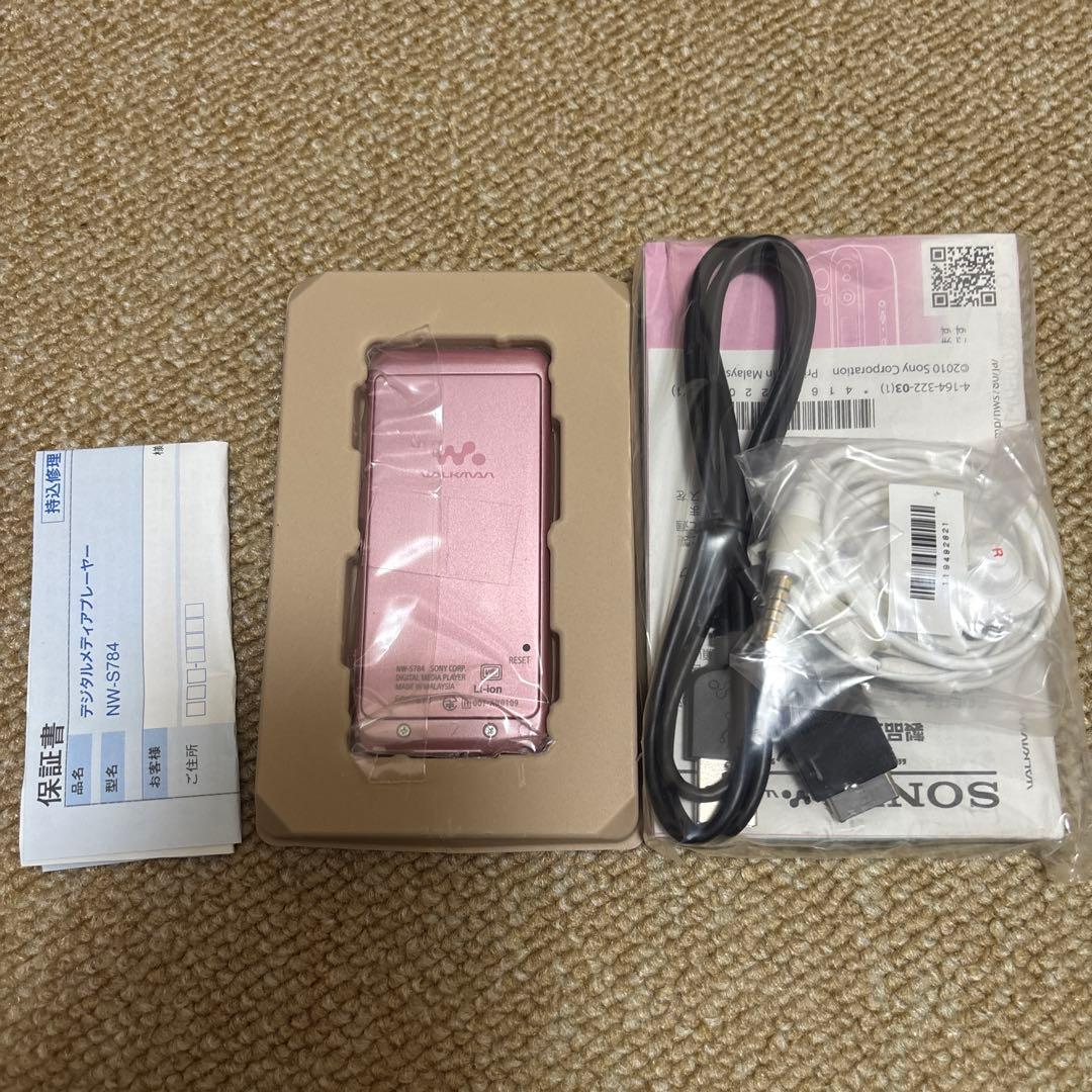 C*y様 SONY ウォークマン NW-S784 8GB ライトピンク イヤホン