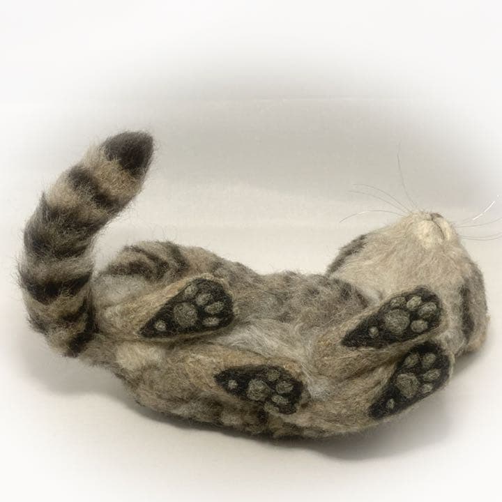 サンプルページ LLLサイズ キジトラ 子猫 羊毛フェルト 猫 ハンドメイド
