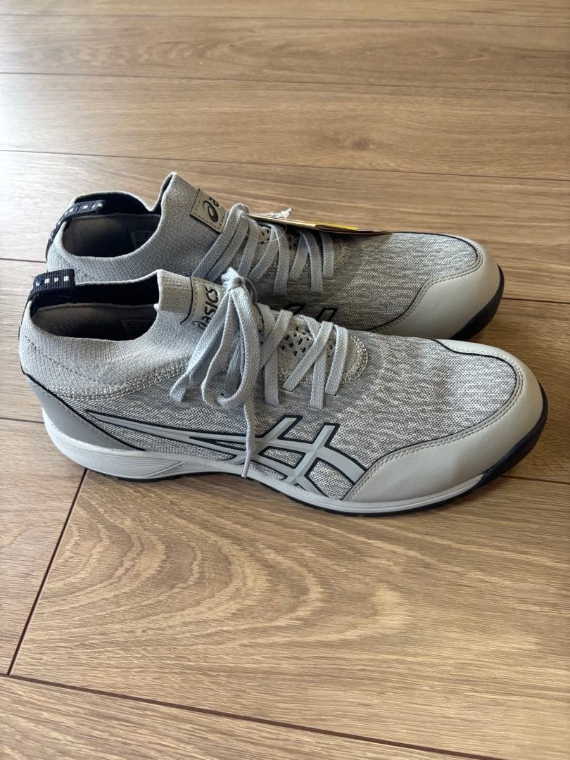 asics グレー ハイカット安全靴