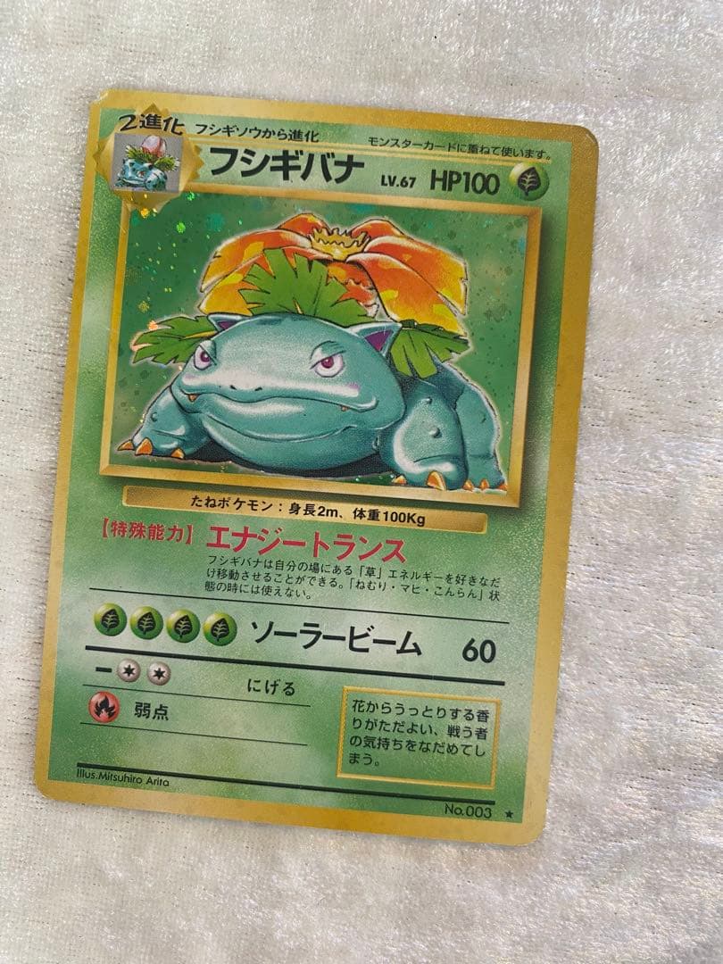 旧裏ポケカ・トップサンセット　青裏リザードン・フシギバナ・エラー有 おまけ付