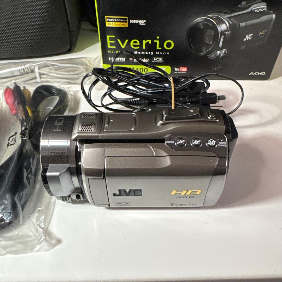 【極美品】JVC Everio GZ-HM400 ビデオカメラとバッグセット