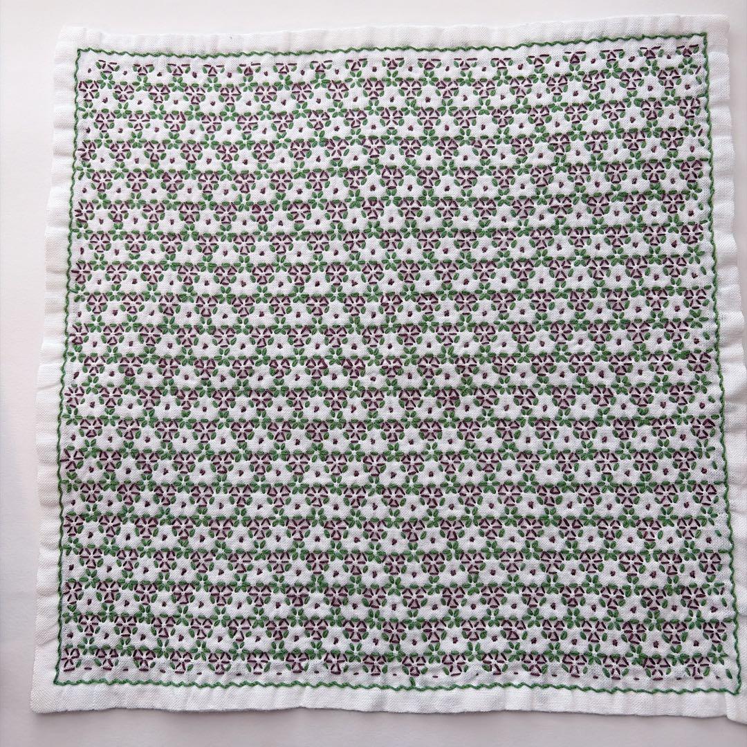 【専用】刺し子ふきん　完成品　4枚