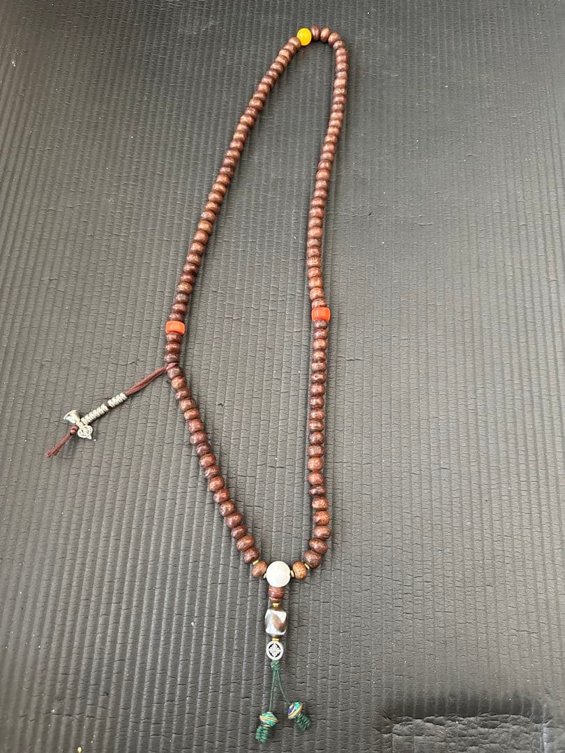 数珠 アンティーク チベット Old Tibetan Mala 鳳眼菩提108粒