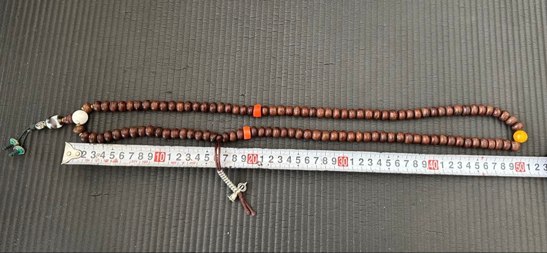数珠 アンティーク チベット Old Tibetan Mala 鳳眼菩提108粒