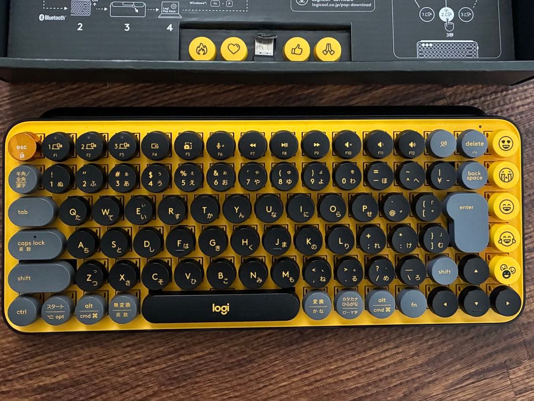 【ほぼ未使用】logicool POP KEYS メカニカルキーボード