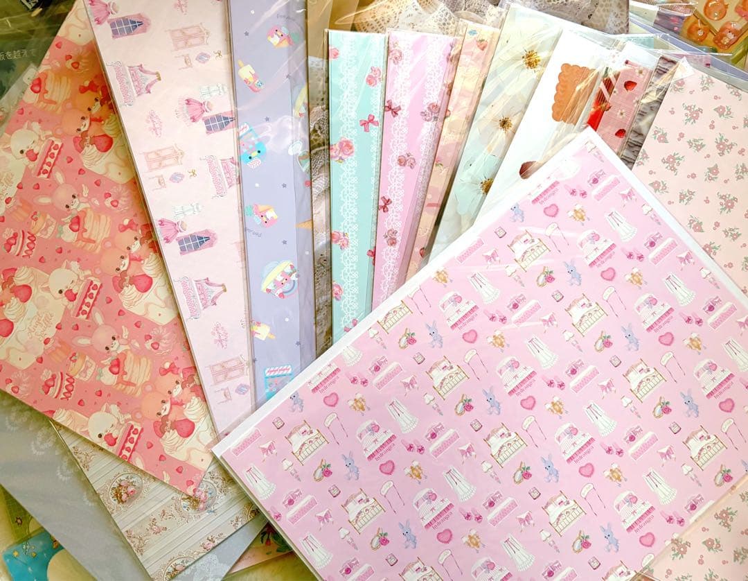 大量　文房具　紙モノ　まとめ売り　サイズ80 ①