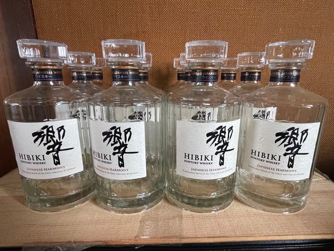 響　ジャパニーズハーモニー　空瓶　12本箱付き