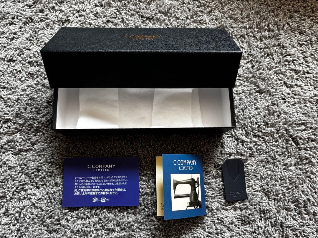 【ケロヨン】C COMPANY LIMITED レザー筆箱 ブラウン