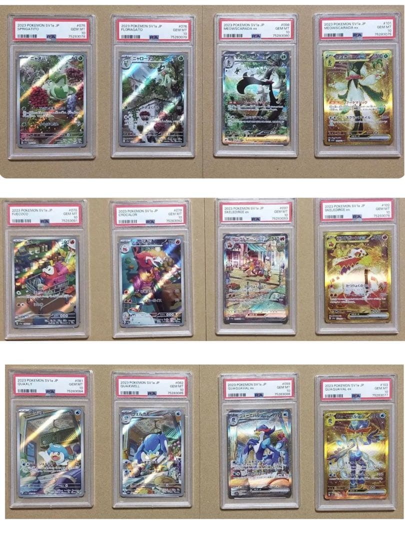 ★極美品※極希少★ 最高評価PSA10 12連番