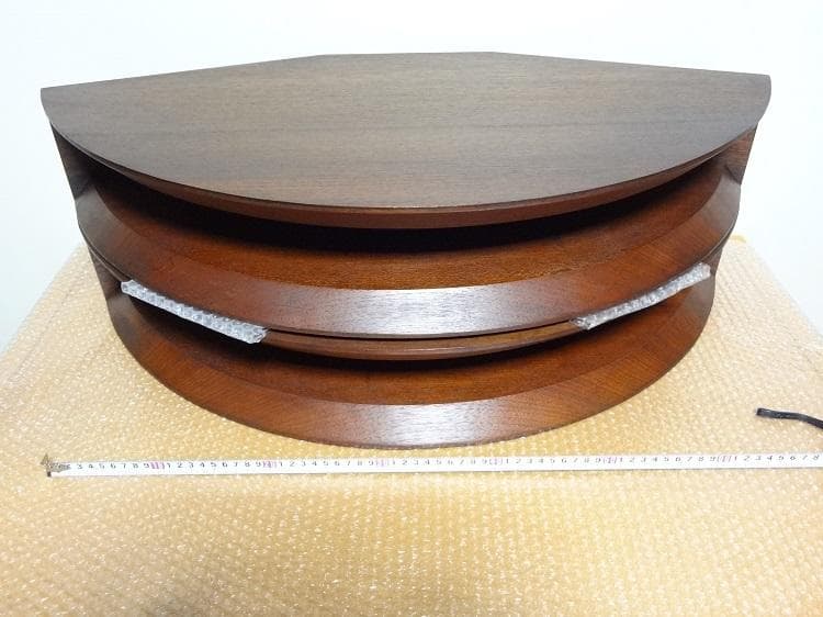 AKASAKAKOUGEI 赤坂工芸音研 木製ホーン ペア 美品 付属品付