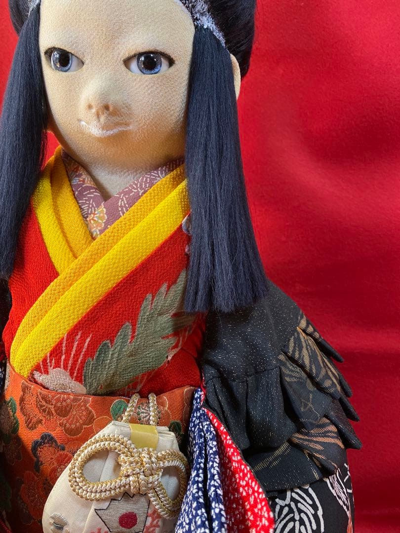 辻村ジュサブロー人形作品集より。ハンドメイド赤い蝋燭と人魚。