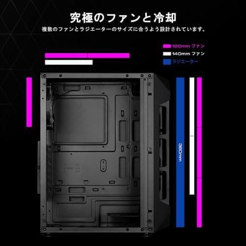 GAMDIAS AURA GC1 ゲーム PC ケース
