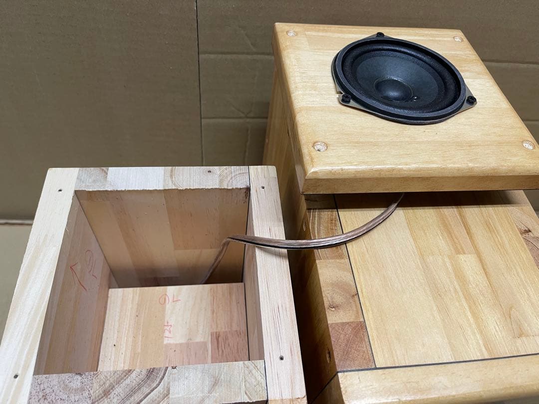 スパイラルロードホーン　自作スピーカー