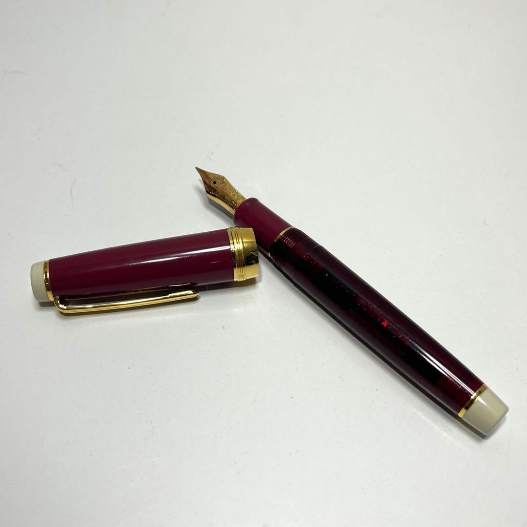NAGASAWA セイラー万年筆 21K 甲南マルーン 100本限定品