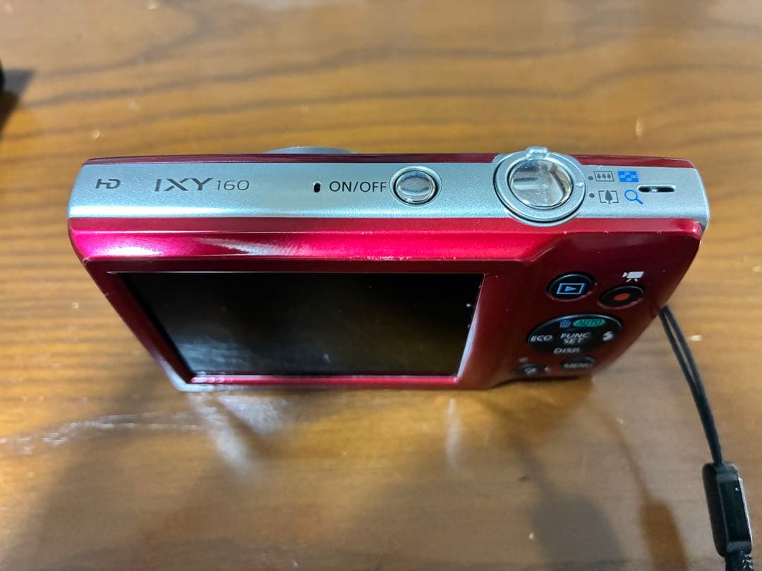 完動美品 キヤノン Canon IXY 160 レッド 動作確認済み