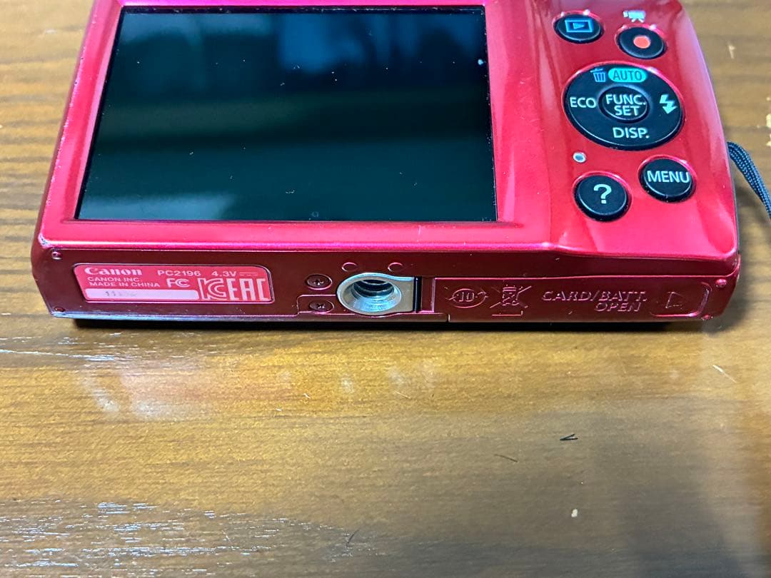 完動美品 キヤノン Canon IXY 160 レッド 動作確認済み
