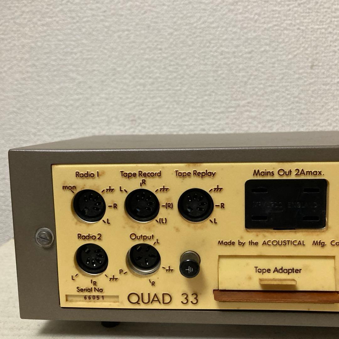 英国の名機QUAD33プリアンプ コントロールアンプ動作品44 303 405