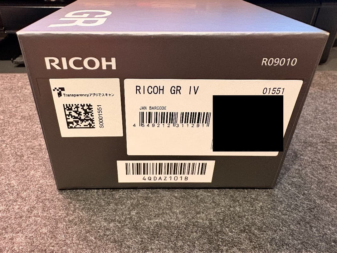 【新品未使用】RICOH GR IV（リコー GR4）