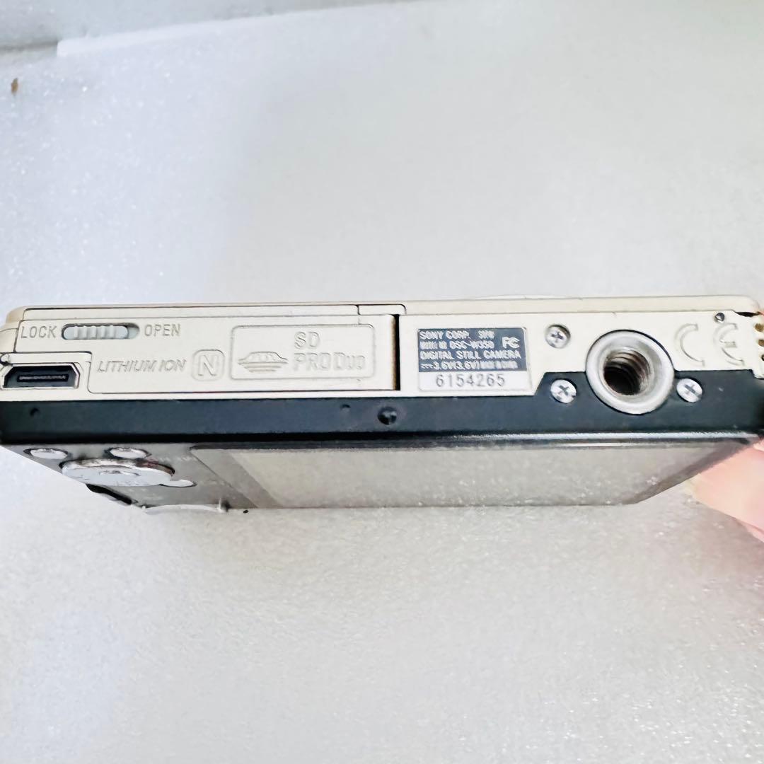 【ジャンク品】SONY Cyber-shot DSC-W350 充電器欠品