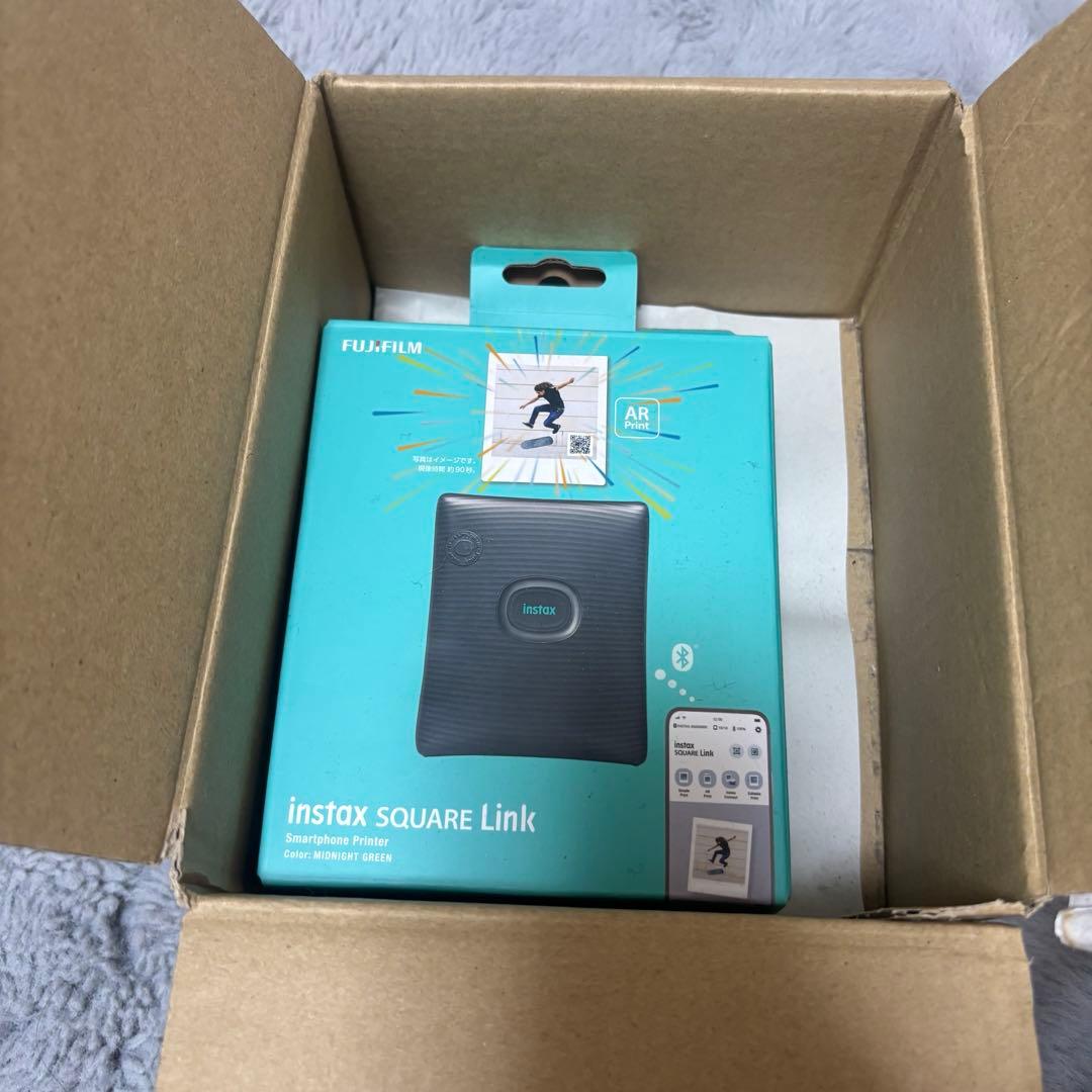 チェキプリンター INSTAX SQUARE Link ミッドナイトグリーン