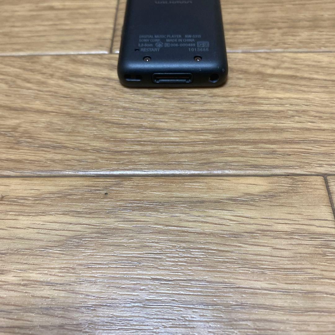 SONY NW-S315 ウォークマン 16GB ブラック　おまけ付き