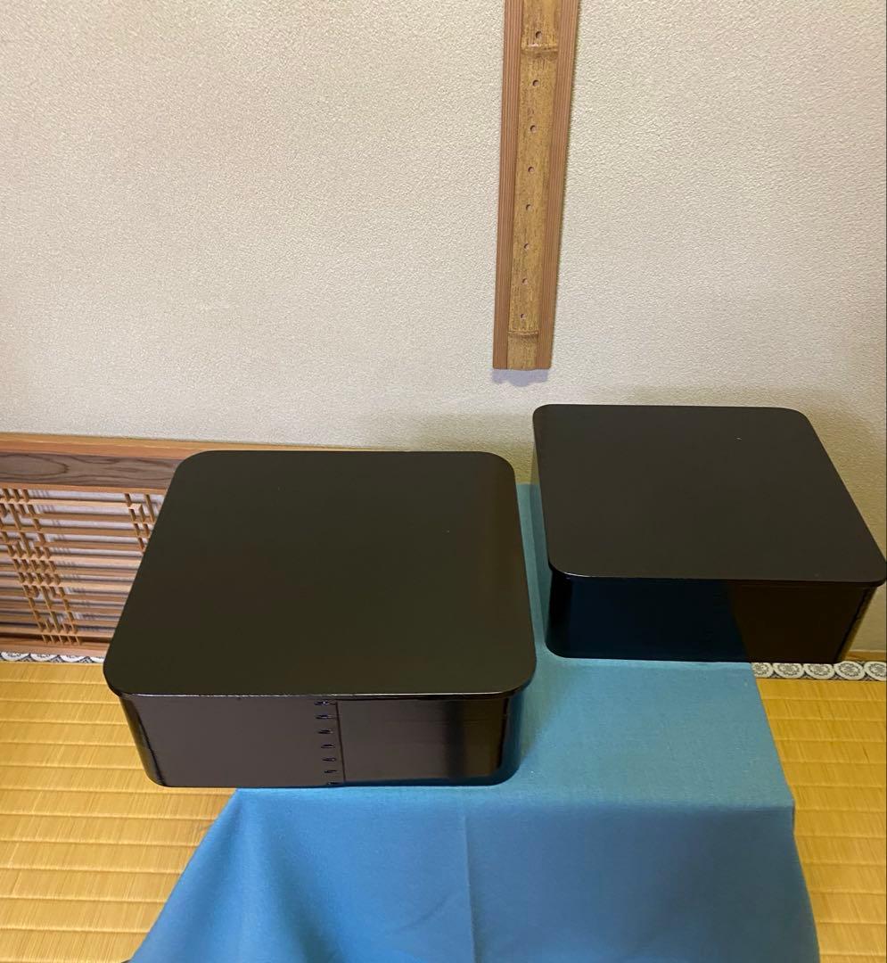 茶道具/炭手前 神御敷 一双 炭斗 炭取り 一閑塗り