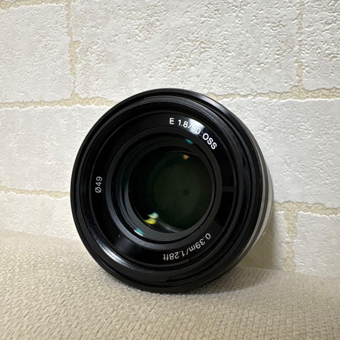 Sony E 50mm F1.8 OSS レンズ　SEL50F18 単焦点レンズ