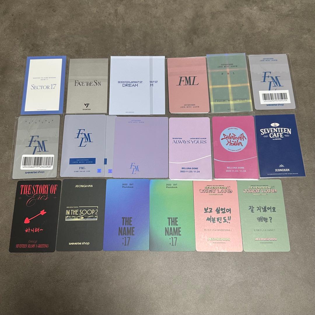 SEVENTEEN ジョンハン ラキドロ 会場限定 特典 トレカ