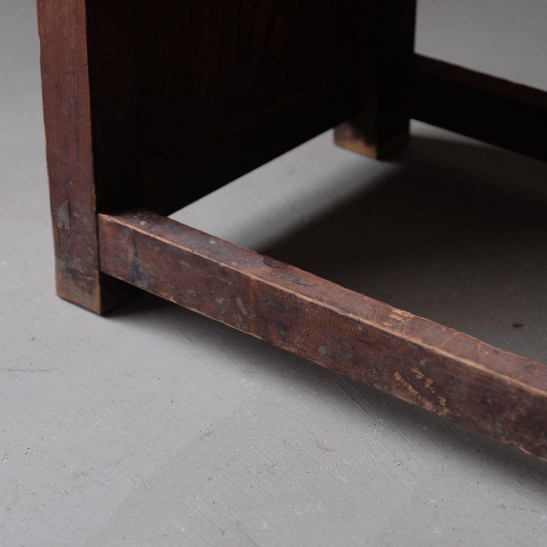 杉材 古い展示台　花台 ローボード 古家具 古道具 アンティーク 昭和レトロ