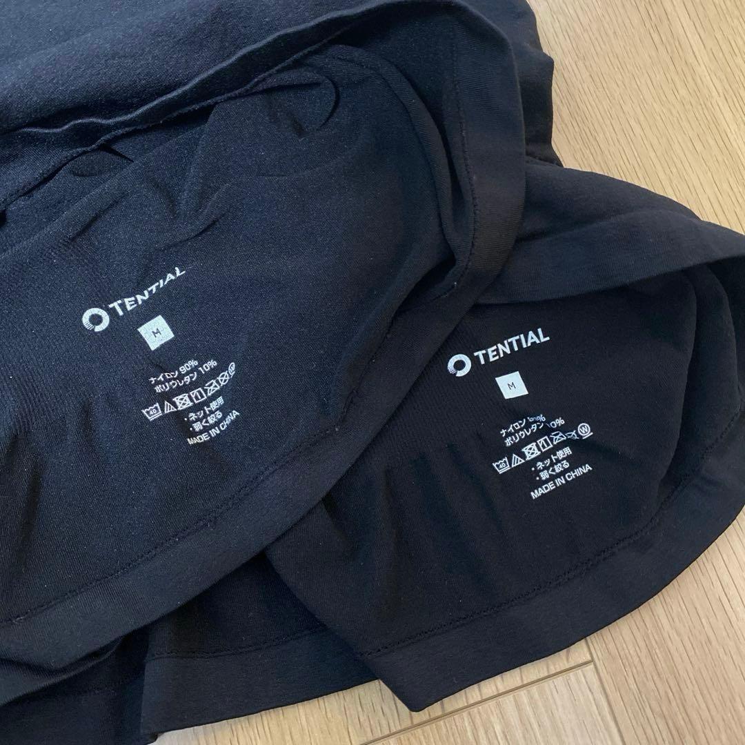 男女兼用　TENTIAL Body Care Inner Tシャツ Mサイズ2枚