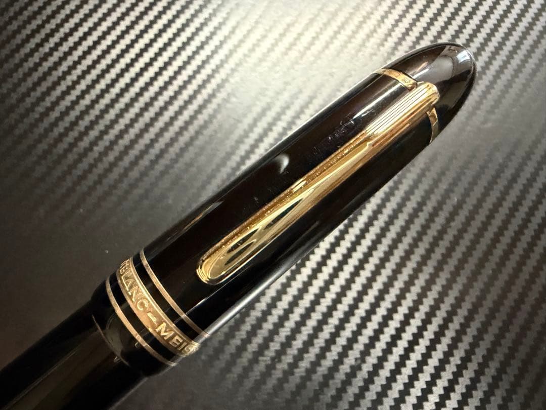 極美品 モンブラン 149 万年筆 18K 中白 M ヘミングウェイ芯