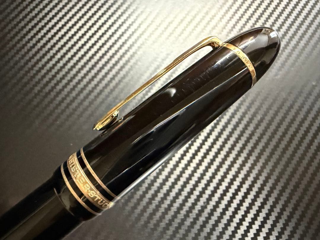 極美品 モンブラン 149 万年筆 18K 中白 M ヘミングウェイ芯