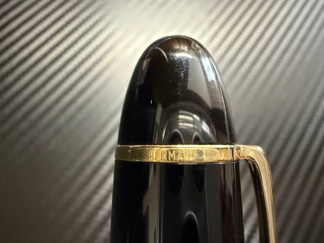 極美品 モンブラン 149 万年筆 18K 中白 M ヘミングウェイ芯