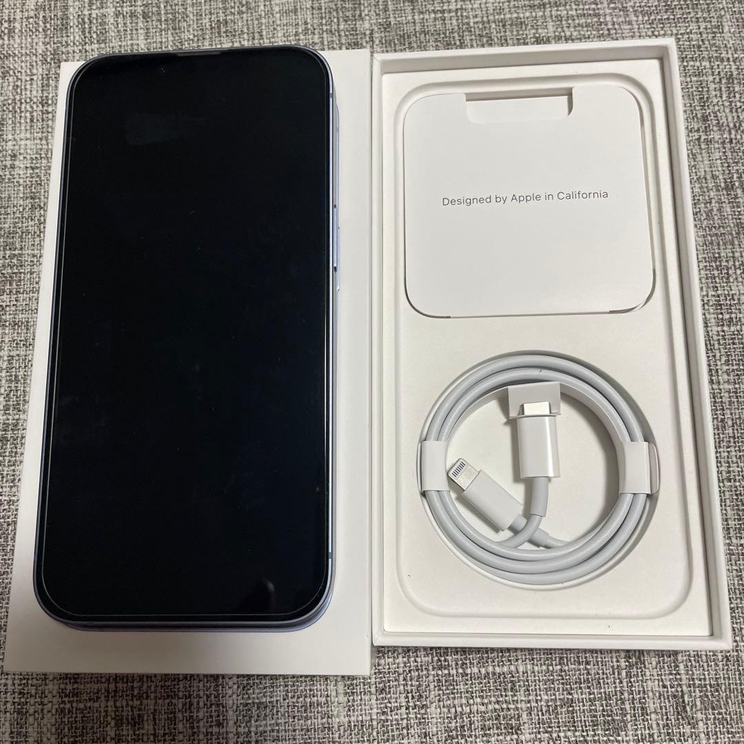 【超美品】apple iphone 14 128G simフリー 最大容量95%