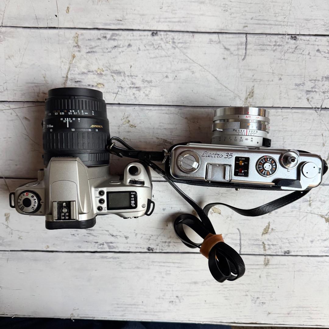 Nikon Canon YASHICA フィルムカメラ 不動品まとめ 4点セット
