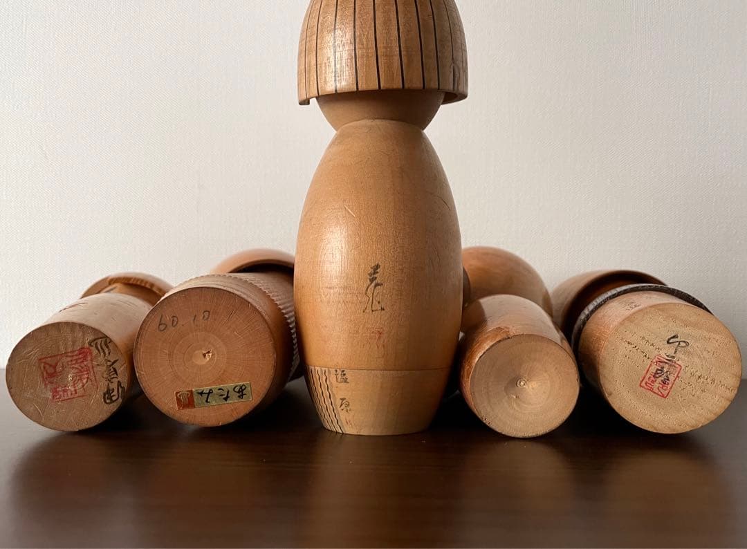 創作 こけし セット まとめ まとめて レトロ 可愛い kokeshi 人形