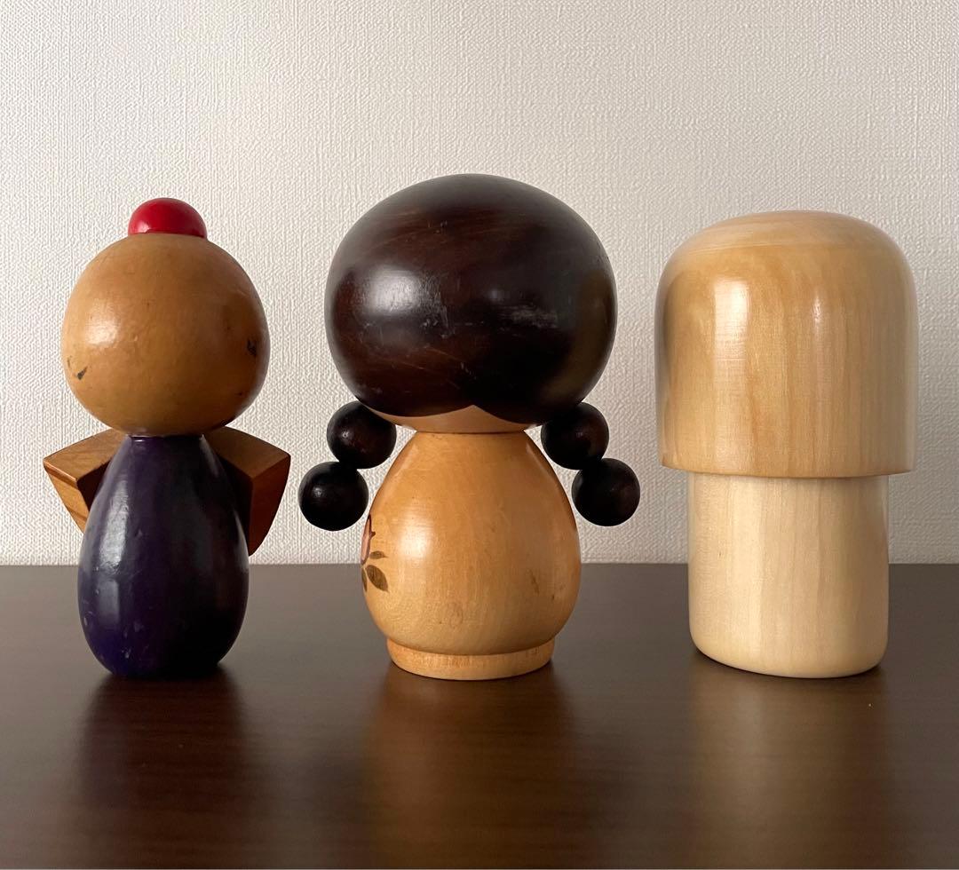 創作 こけし セット まとめ まとめて レトロ 可愛い kokeshi 人形